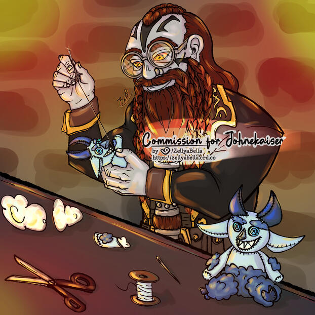 Half Body Illustration for Johnekaiser (VGen Comm)