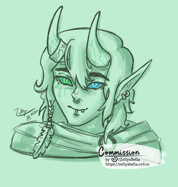 WoW Comm - Headshot Sketch