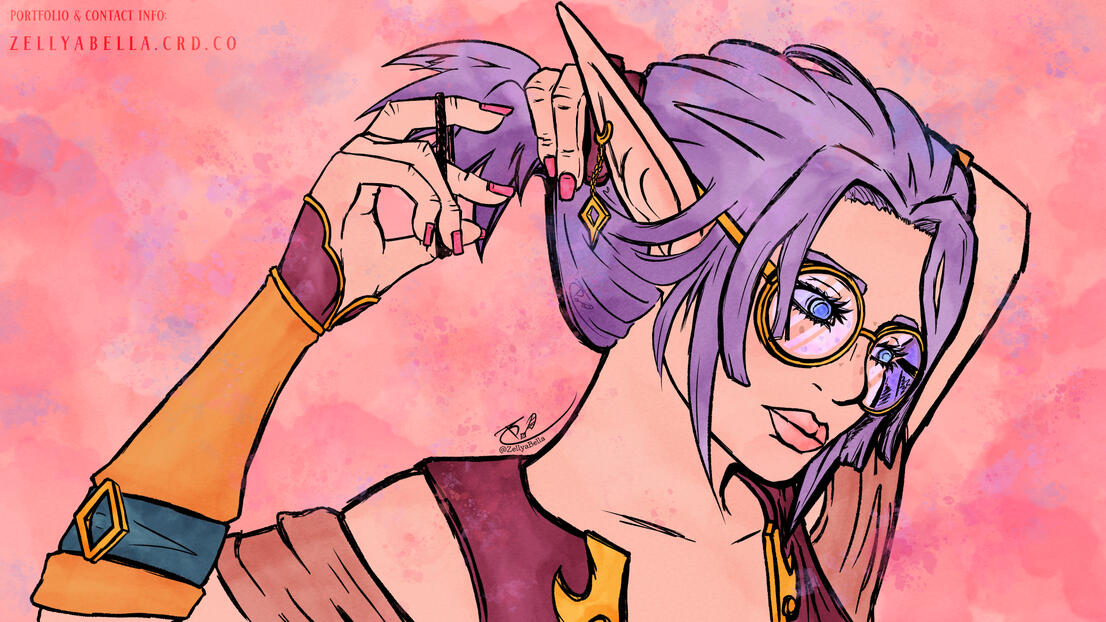 Zellya Watercolor Banner